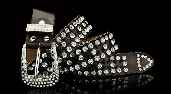 diamond designer belt