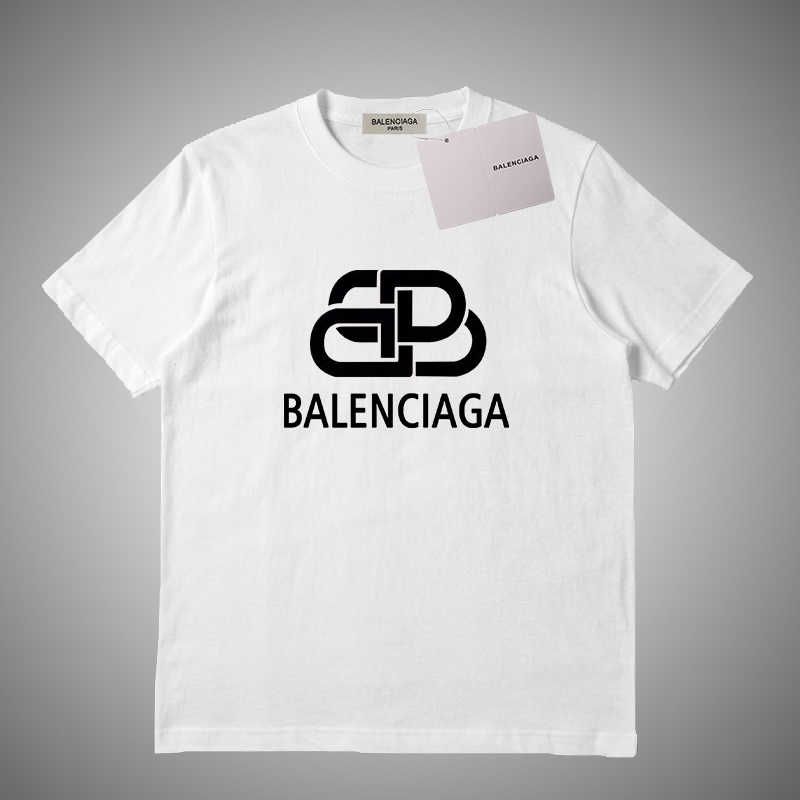 Compre Balenciaga 2020 Hombres Camisetas De Marca Camisetas Impresión De La Letra Suéter De Manga Corta Blusa De La Manera Ocasional De La Calle O Cuello En Las Camisetas De Lujo #