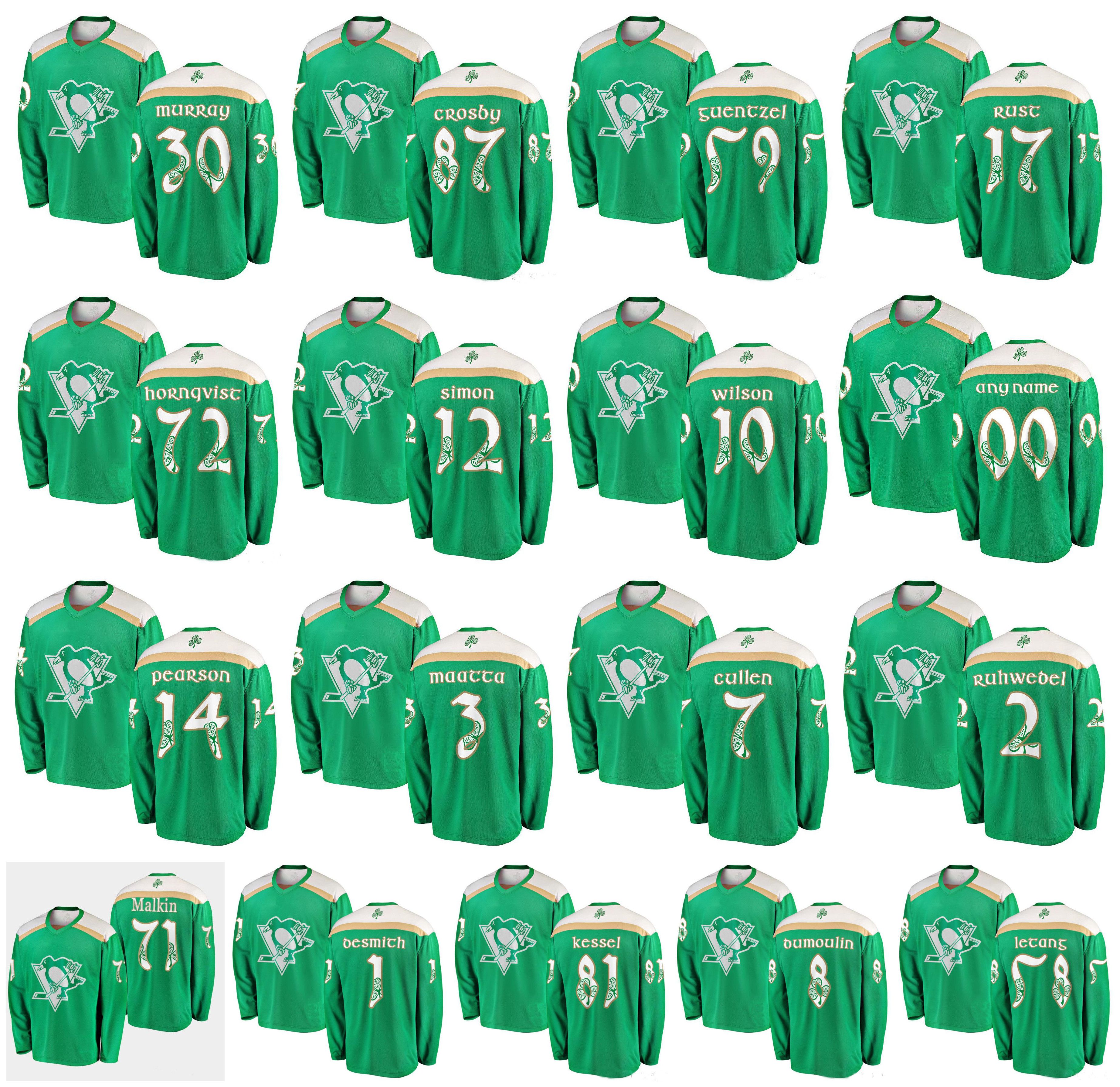 pittsburgh penguins st patrick's jersey