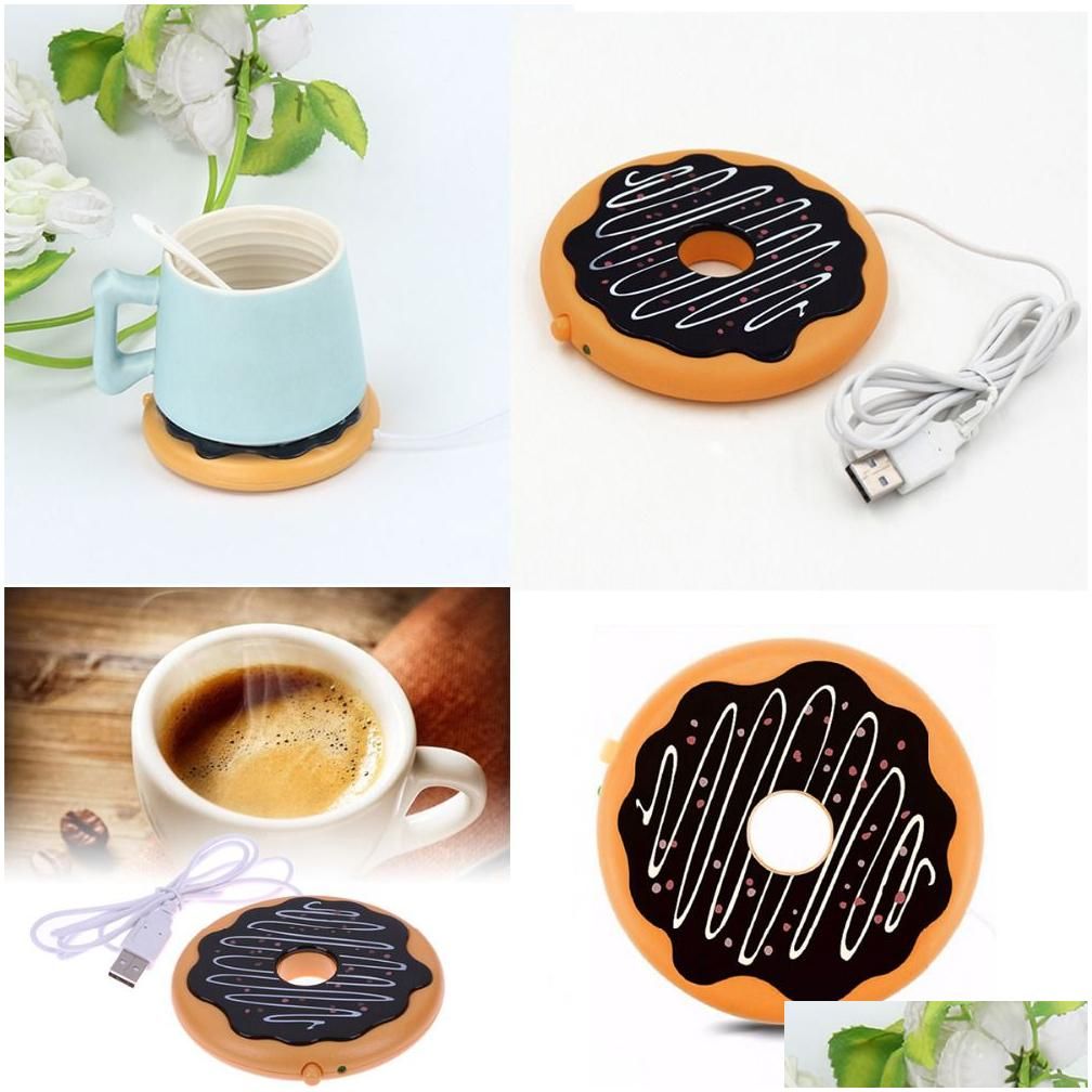 Donut Mug Warmer USB Coaster Office Desk Decor – Little Tigress LLC