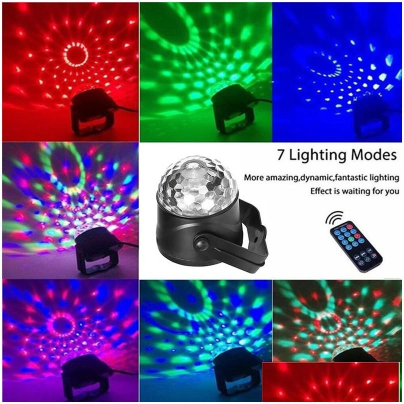 Projecteur Lampes Epacket Lampe Laser Portable Scène Led Lumières Rgb Sept  Mode Éclairage Mini Dj Avec Télécommande Pour Noël Par22 Dhmz8 Du 11,91 €