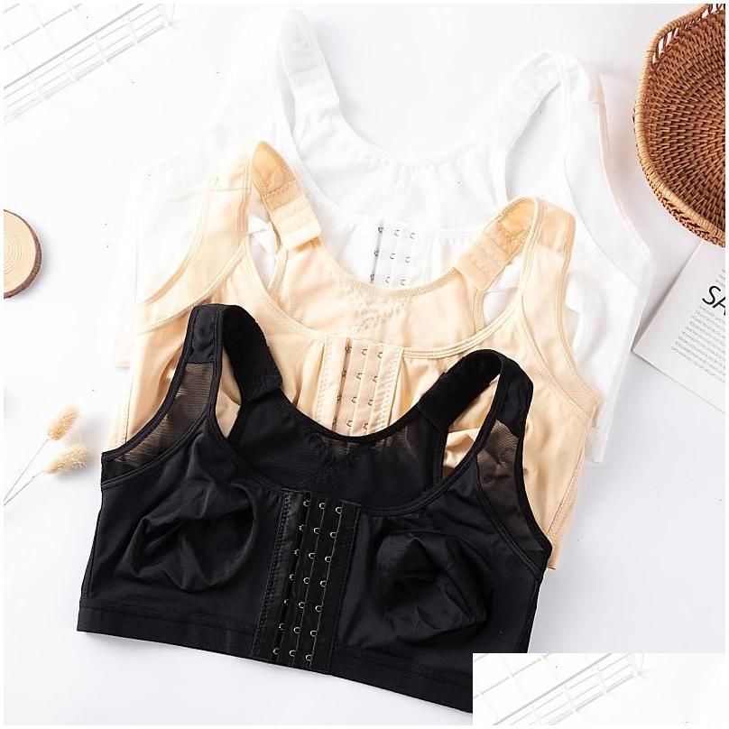 Bras Women Post Surgical Surgery Front Open Fl Support Reery Bra Non Padded  Wire Breast Augmentation Operative Drop Delivery Apparel Dhuk6 From Yjybag,  $9.66