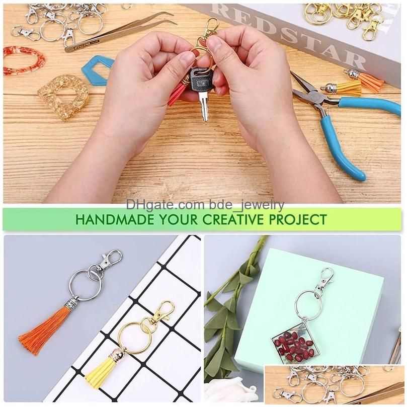 DIY Colorful Keychain Easy Step by Step Instructions - Crafting on