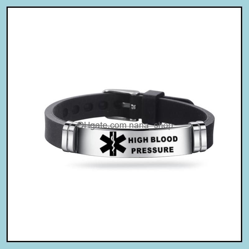 Jelly band silicone hotsell medical alert bracelet