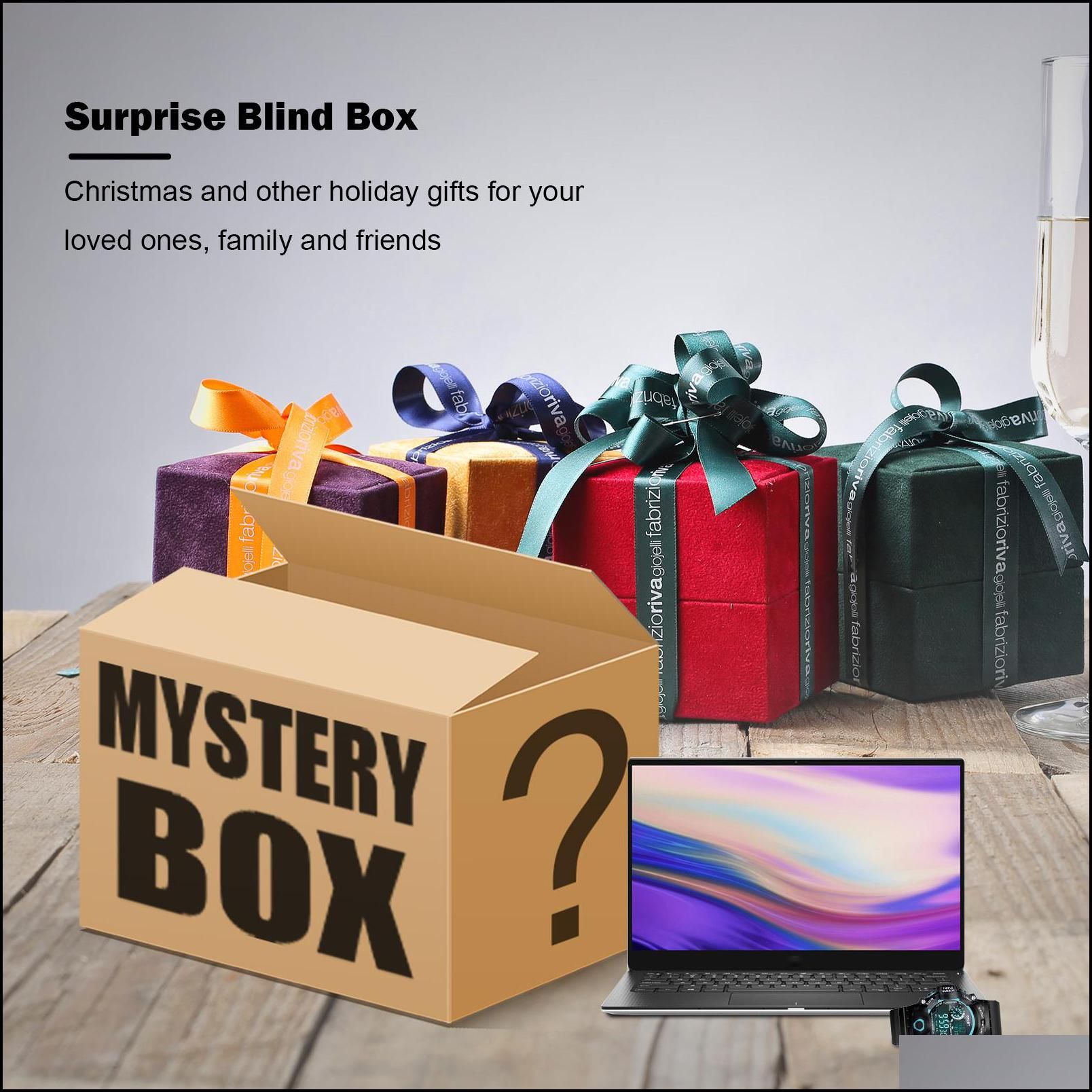 Mystery Box Electronics, Boxes Random, Birthday Surprise favors , Lucky for Adults Gift, Such As Drones, Smart Watches-C
