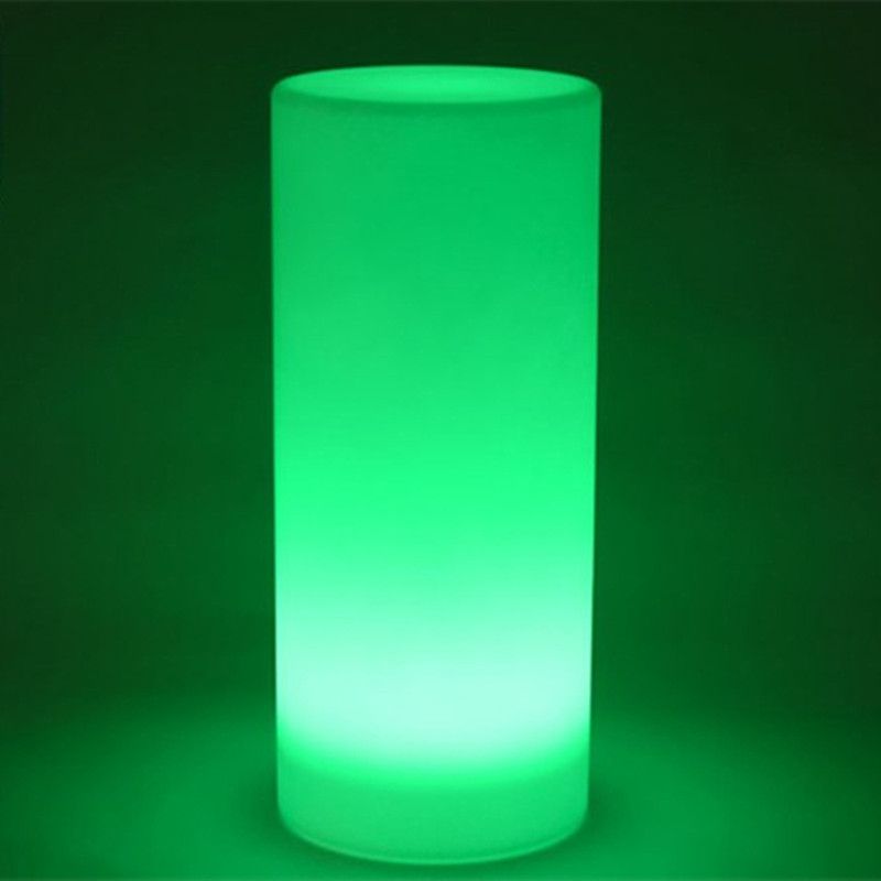Free Wonderful Led Tower Pillar Small Cylinder Floor Lamp Outdoor Round Column Lights Of Landscape Lighting