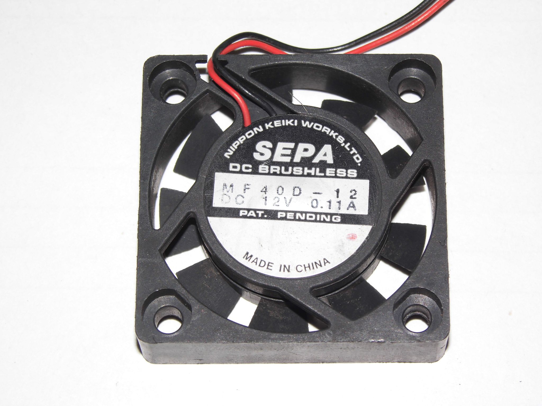 SEPA 4010 MF40D 12 12V 0 11A 2Wire Cooling Fan MF40D 12 HDD Fan SEPA 4010 MF40D 12 12V 0 11A 2Wire Cooling Fan MF40D 12 HDD Fan Plane Fan line with $28 58 Piece on Sunnystar789 s Store