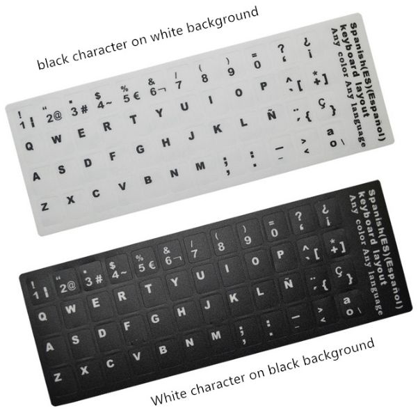 Grosshandel Castellano Pegatinas Teclado Espanol Aufkleber Spanische Tastatur Castellano Portatil Laptop Von Sabrina 1 21 Auf De Dhgate Com Dhgate