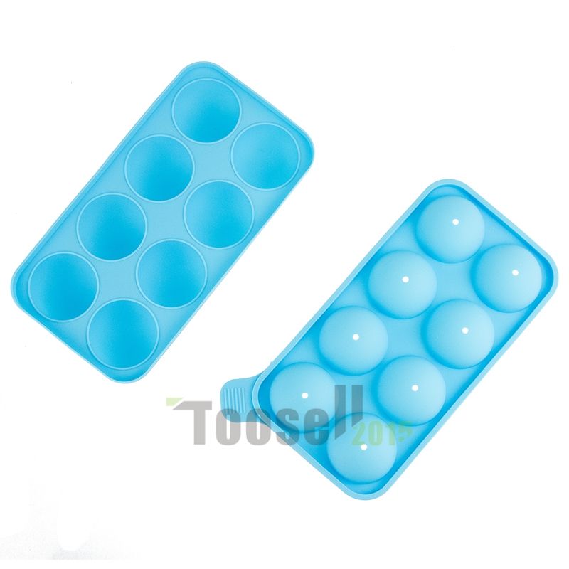 2018 Eco Friendly Round Ice Maker Tray 8 Large Sphere Molds 2018 Eco Friendly Round Ice Maker Tray 8 Large Sphere Molds Cube Cocktails Whiskey Ball Mould From Too2018