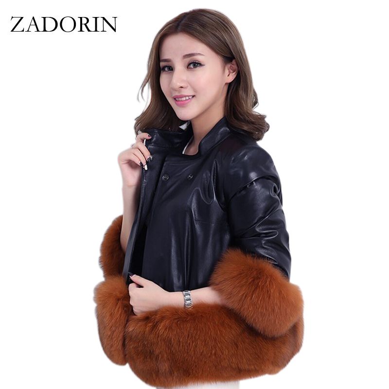 2018 zadorin plus size faux leather jacket 2017 autumn fashion women plus size faux leather jackets