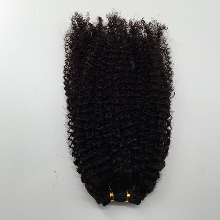 Cheap Peruvian Brazilian Hair Wefts Afro Kinky Curly Hair Weaves Human