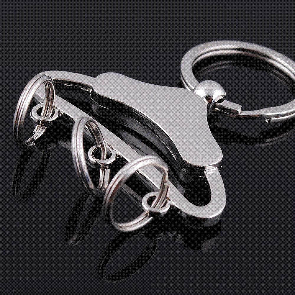 Novelty Item Hanger Keychain for Keys Key Finder Key Chain in 3 Rings