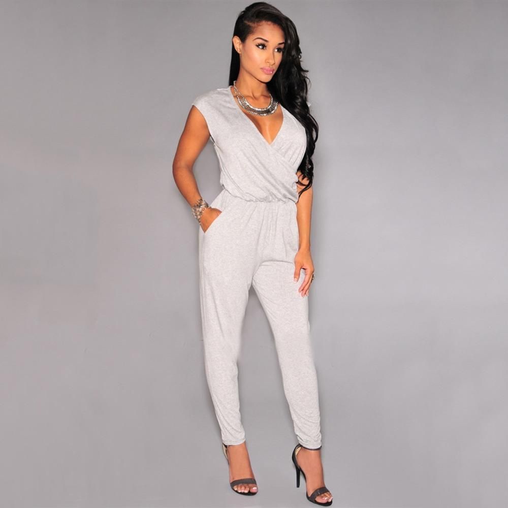 Side Ruffle Polka Dot Printed Jumpsuit Women Overalls