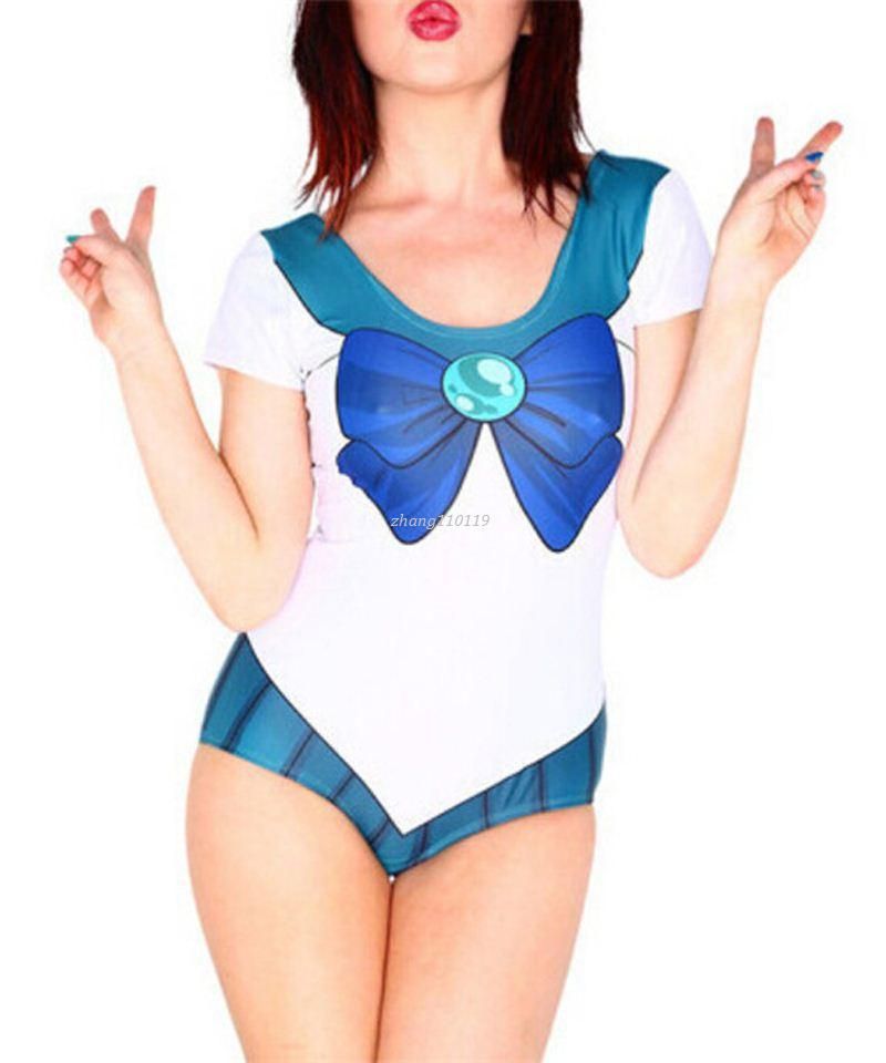 online cheap hot new halloween swim party pretty sailormoon monokini swimsuit short sleeve sailor moon swimsuit 3d print one pieces swimwear by zhang110119 - Halloween Swimsuit online cheap hot new halloween swim party pretty sailormoon monokini swimsuit short sleeve sailor moon swimsuit 3d print one pieces swimwear by zhang110119 - Halloween Swimsuit
