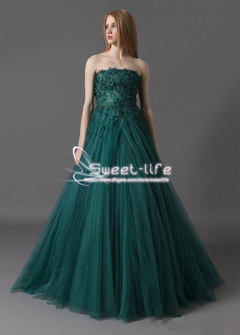 Emerald Green Tulle Dress