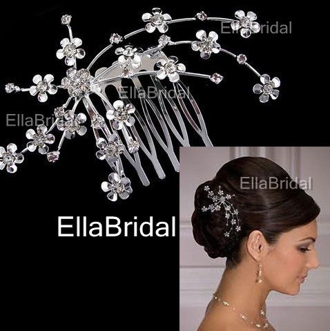 Compra Envío De La Alta Calidad Baratos Tocados De Novia Crystal Nupcial  Peine Headwear Pequeña Flor Fiesta Fin De Curso De La Boda Accesorio Para  El Pelo Barato | Entrega Rápida Y