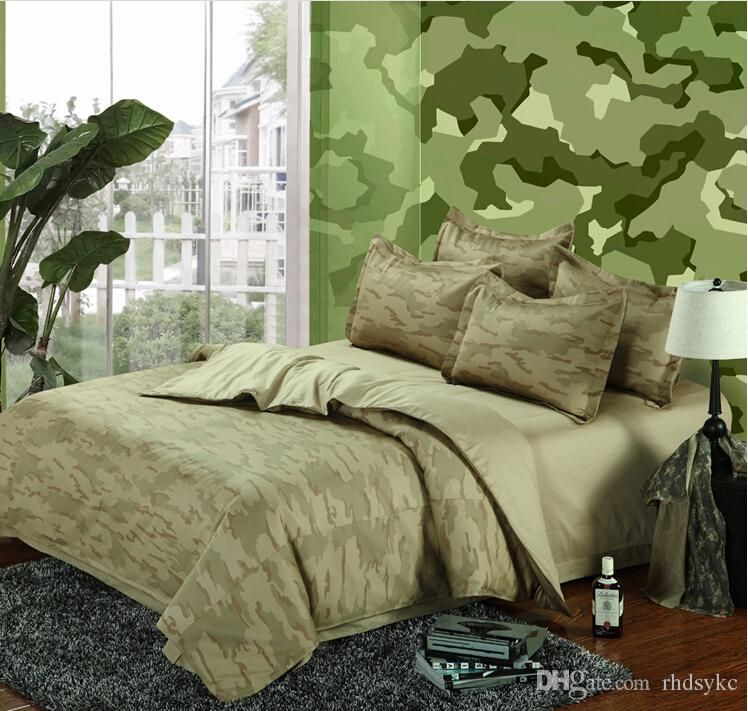 Camouflage Army Bedding Sets King Queen Size Pure Cotton Camouflage Army Bedding Sets King Queen Size Pure Cotton Childrens Green New Boy