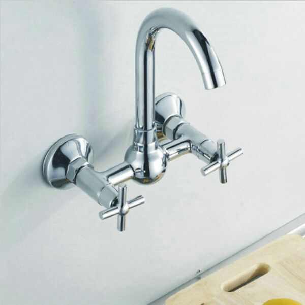 Wall Mounted Bathroom Basin Kitchen Sink Faucet Kitchen Laundry Tub Mixer Tap Faucet C3067