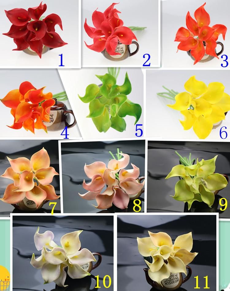 2019 Cheap Price Real Touch Artificial Calla Lily Flower For