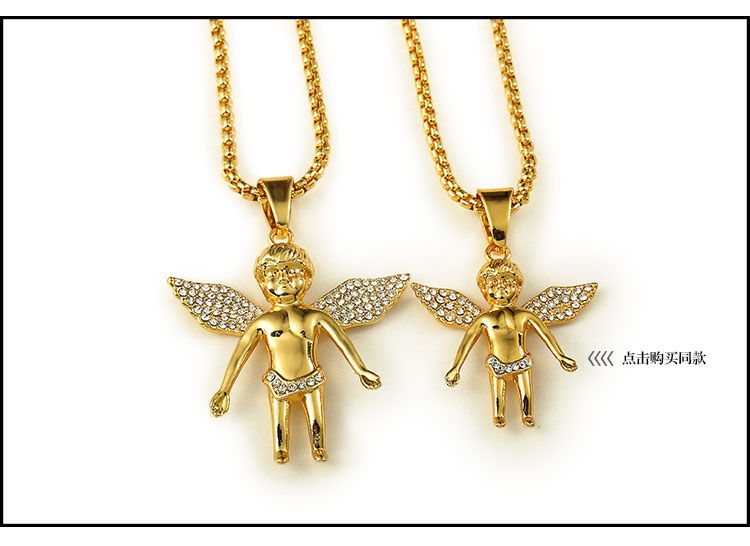 Wholesale ANGEL BABY Pendants 76cm Long High Quality Fashion Star
