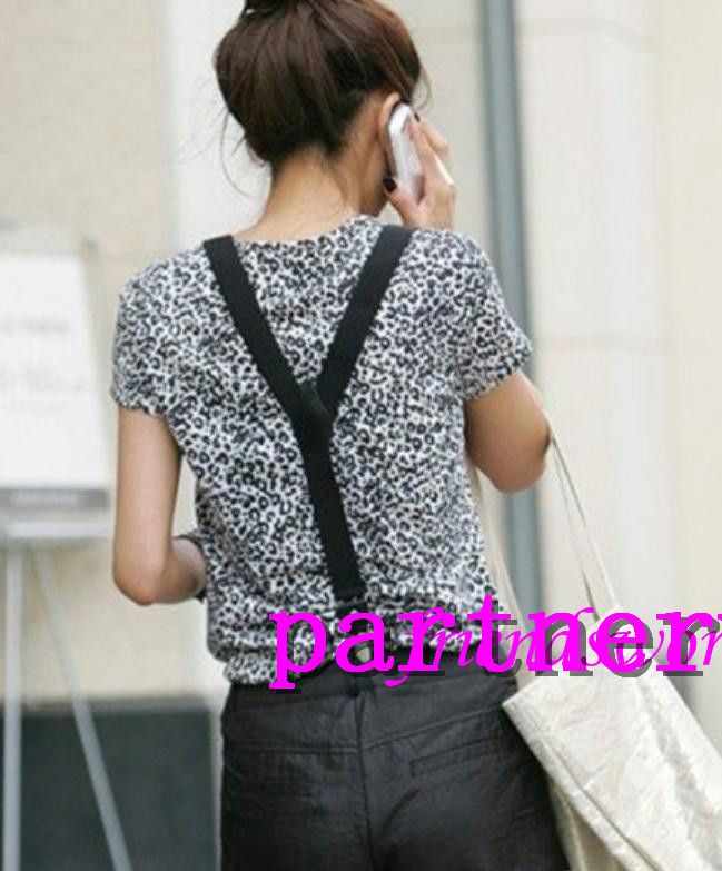 New Unisex Mens Womens Adjustable Clip-on Suspenders Elastic Y-Shape Braces JF
