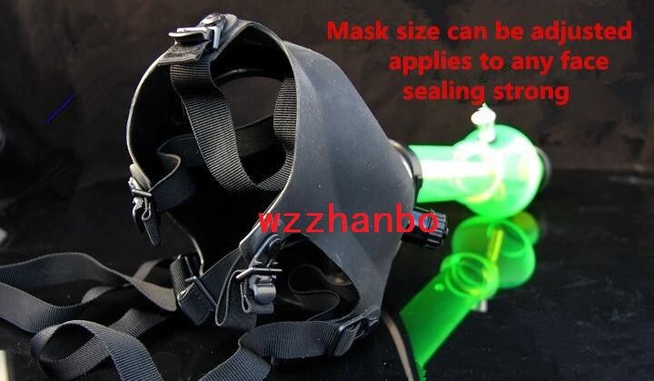 Wholesale Gas Mask Water Pipes - Sealed Acrylic Hookah Pipe - Bong - Filter Smoking Pipe DHL 