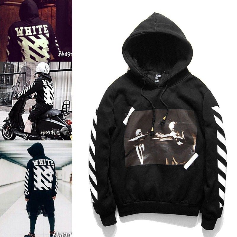2017 2016 Off White 13 Mens Pullover Stripe Offset Print Hoodies ... 2017 2016 Off White 13 Mens Pullover Stripe Offset Print Hoodies ...
