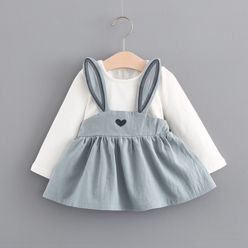 baby girl grey party dress