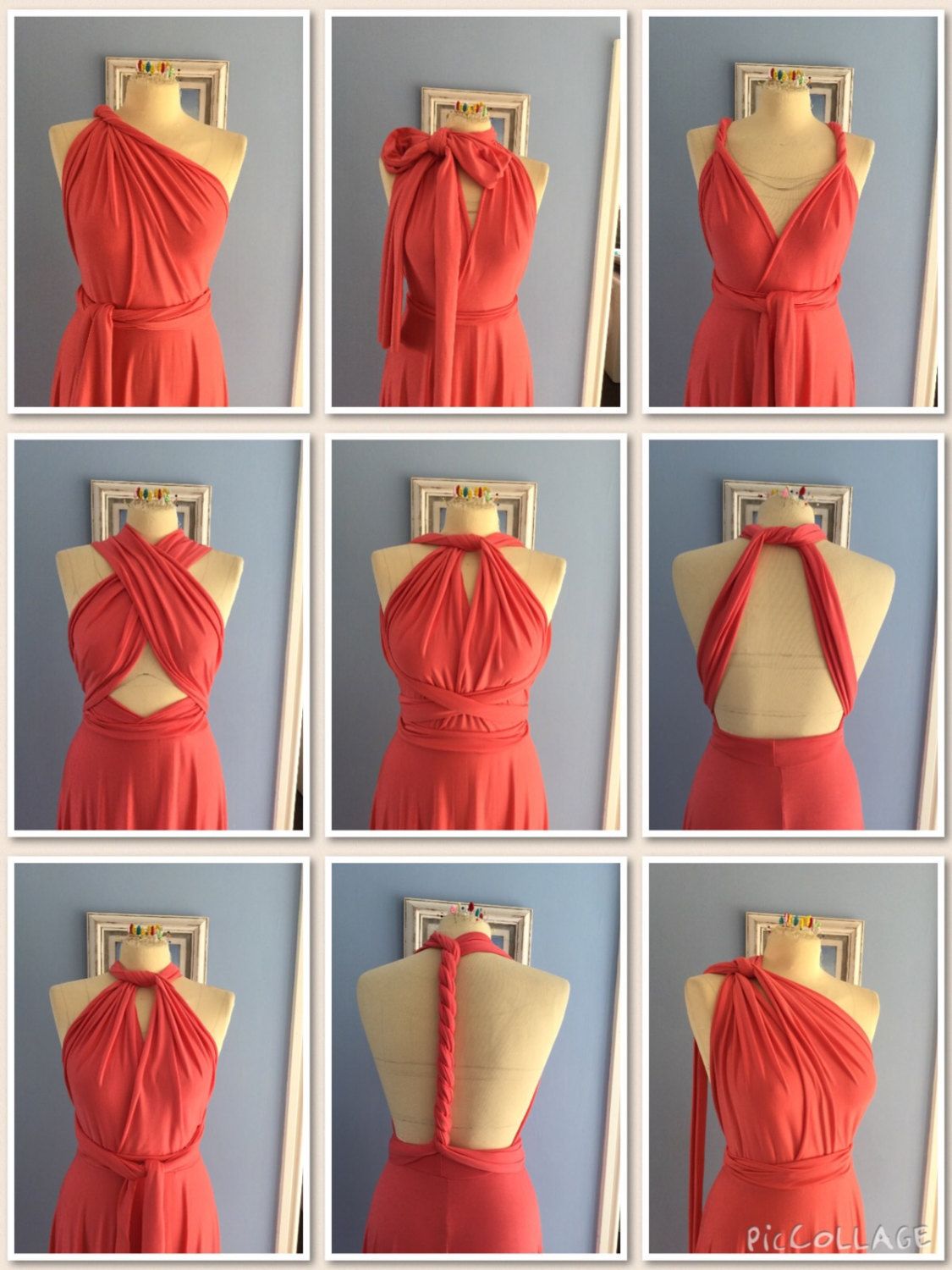 multiway convertible dress