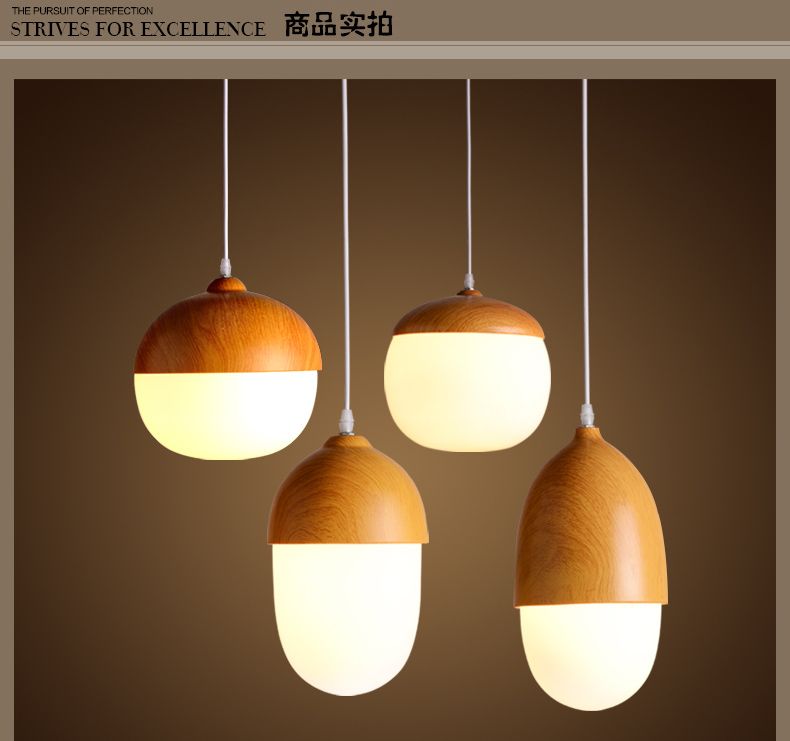 Nordic Style Art Deco Pendant Lamps Single Drop Light Fixture For Dining Room Restaurant Lighting