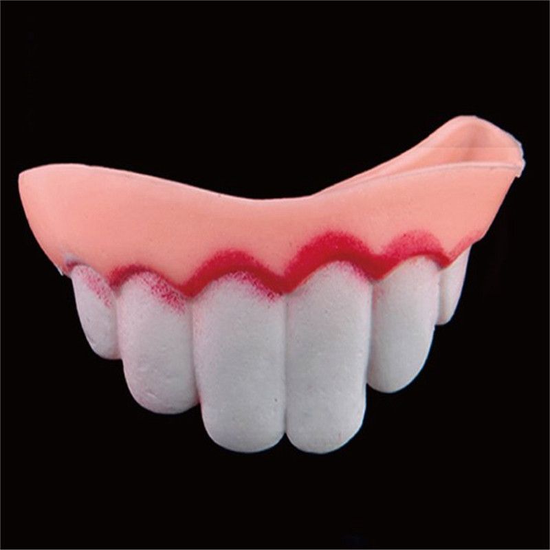 2021 Halloween Unisex Fake False Buck Teeth Makeup Funny Costume