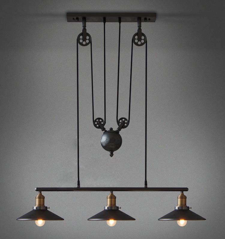 Vintage Loft Industrial Led American Country Ceiling Lamp Pendant