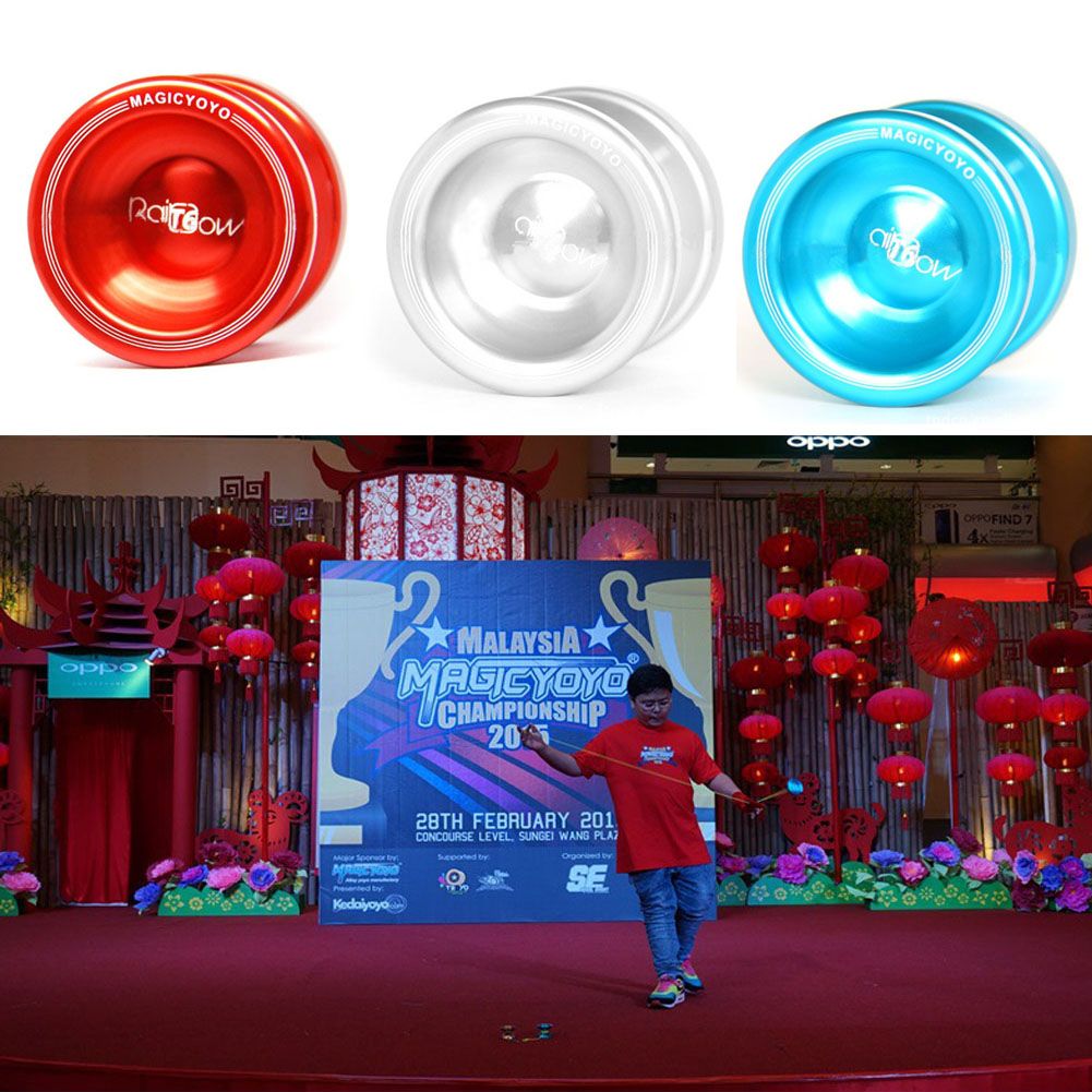 Professional YOYO Magic Yo Yo T6 Aluminum Yo Yo Ball Toy Birthday Gift