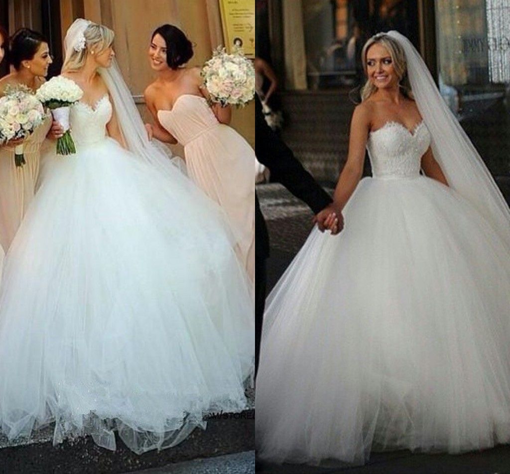 2019 New Designer Ball  Gown  Cinderella  Wedding  Dresses  