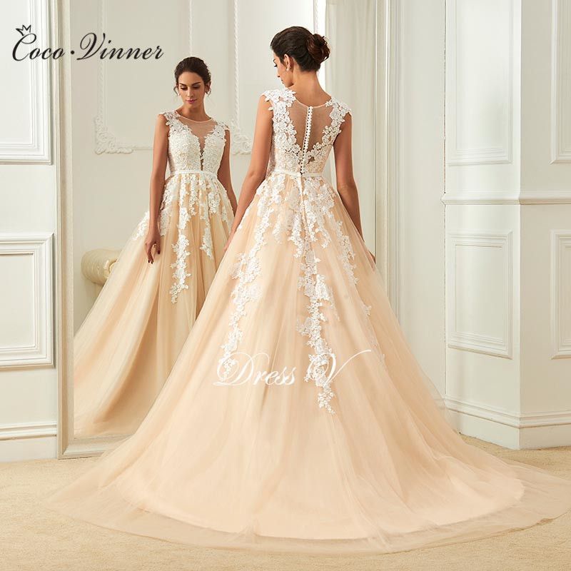 cheap champagne dresses