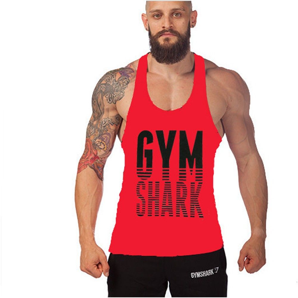 Men's Tank Tops Online Sale 2016 Gym Shark Stringer Tank Top Men ...
