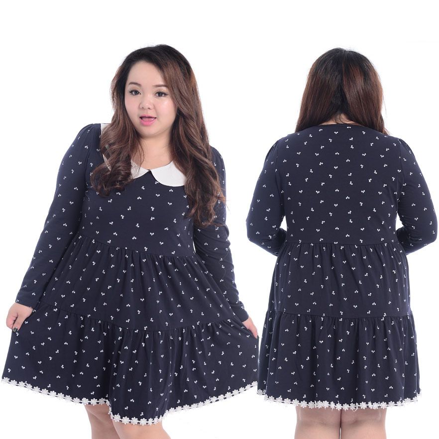 plus size peter pan dress