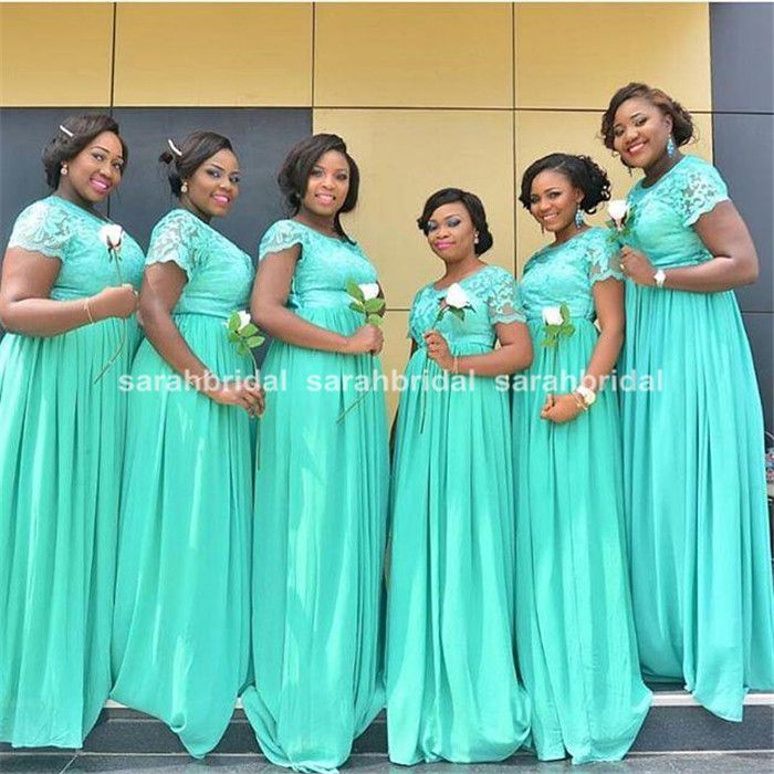 modest turquoise bridesmaid dresses
