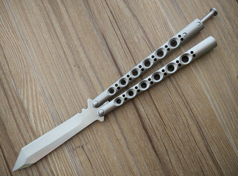 Benchmade Bm 47 Bm47 Balisong Knife Butterfly Knife Tanto Plain Bm42