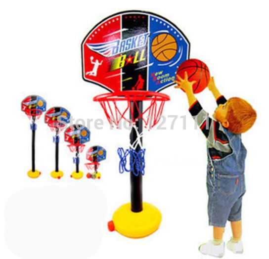 Baby Indoor Basketball Hoop Stands Four Height Adustable 115cm Sports
