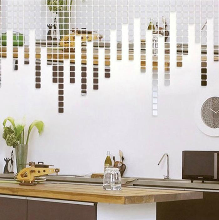 Mirror Decals Home Decor | wall stickers home décor square crystal mirror wall decals Mirror Decals Home Decor | wall stickers home décor square crystal mirror wall decals