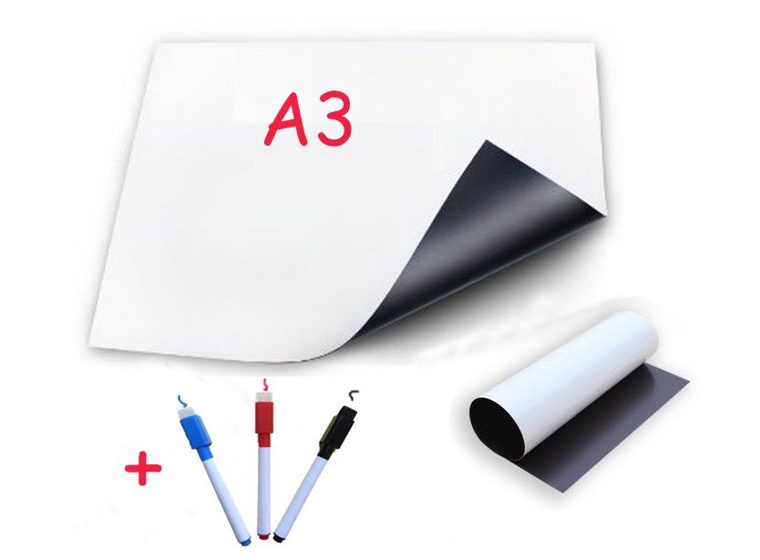 wholesale a3 magnetic whiteboard fridge with 3 pens vinyl white board dry erased memo pad message boards magnets sticker - Magnetic White Board wholesale a3 magnetic whiteboard fridge with 3 pens vinyl white board dry erased memo pad message boards magnets sticker - Magnetic White Board