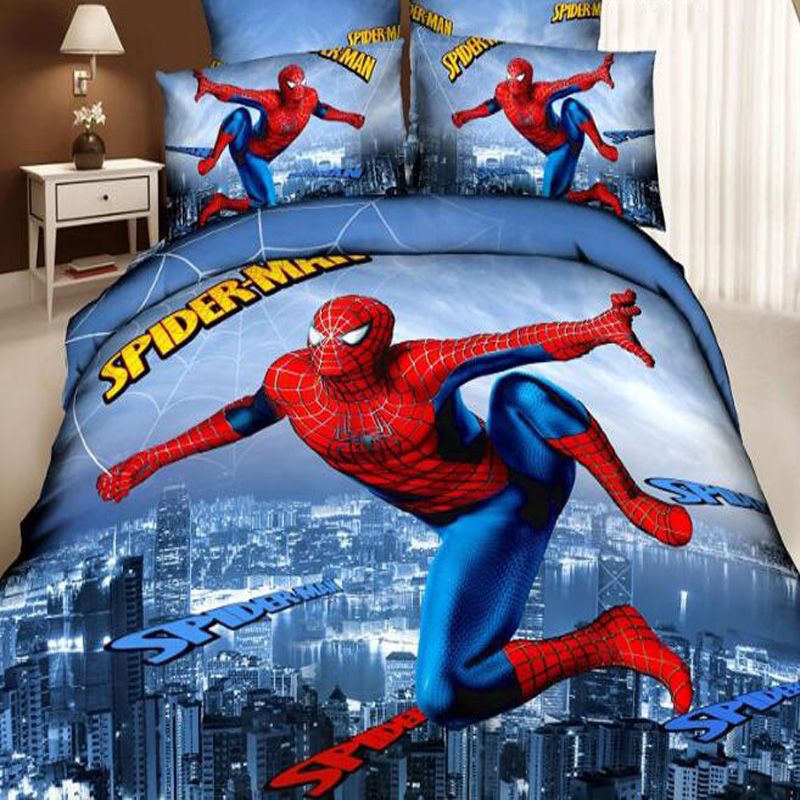 3d superman bedding set spiderman bedding set for kids duvet cover superman sheet set