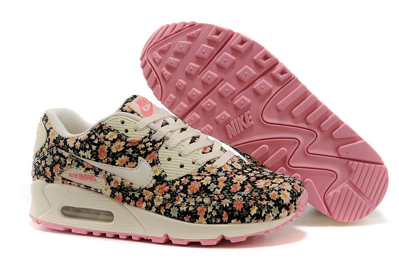 air max 90 floral feminino
