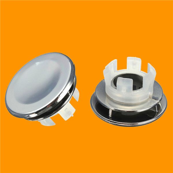 Bathroom Wash Basin Overflow Trim Ring Double Fitting Silve