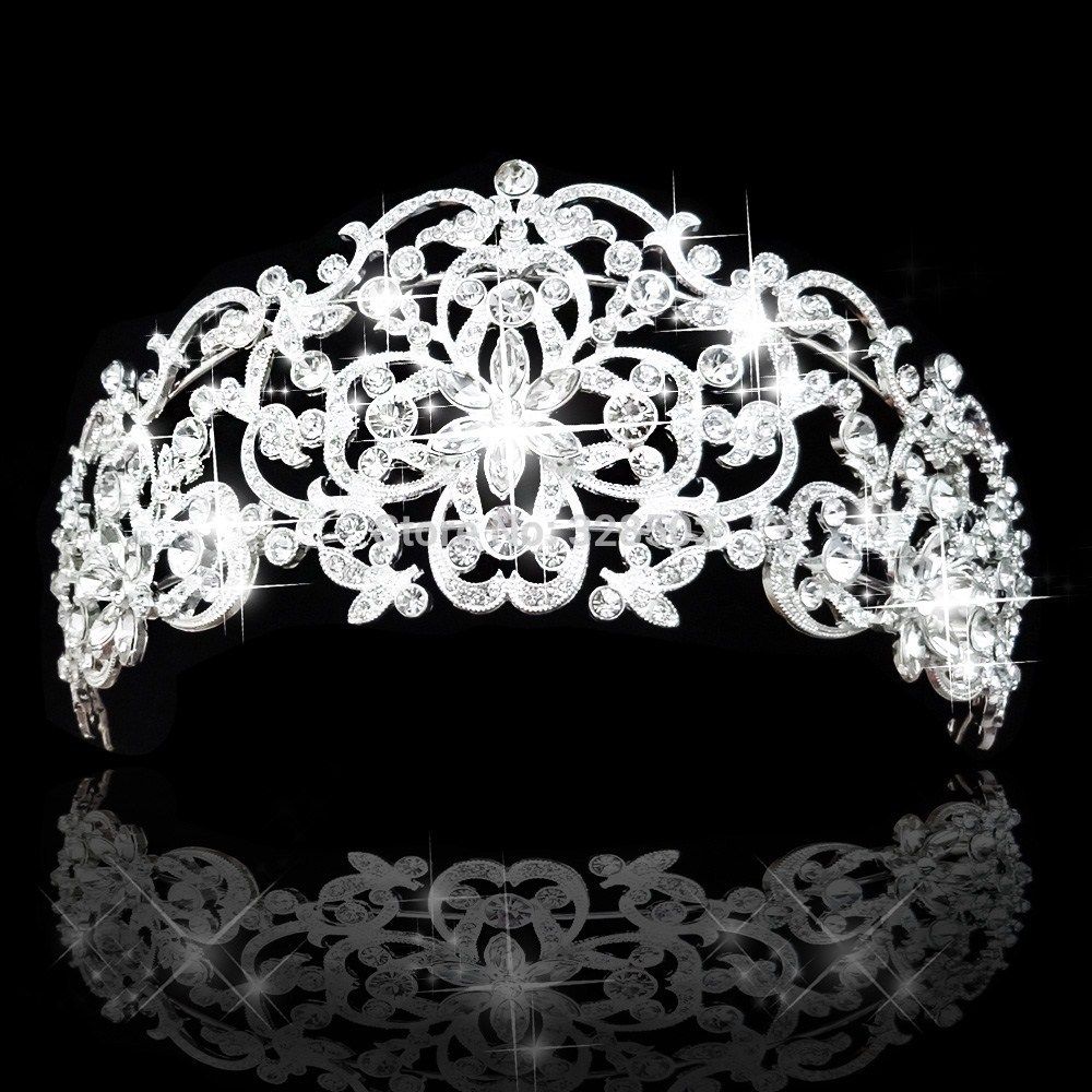 Wholesale New Fashion Tiara And Crown Princess Crown Bride Head Piece
