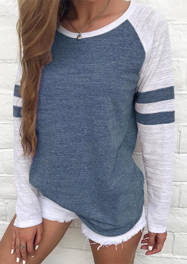 Kaufen Sie Baseball Gestreifte T Shirts Top Mädchen T Shirt 2017 Herbst  Frühling Frauen O Neck Langarm Tops T Weibliche T Shirt S 4XL Femme GV162  Q171122 Billig | Schnelle Lieferung Und