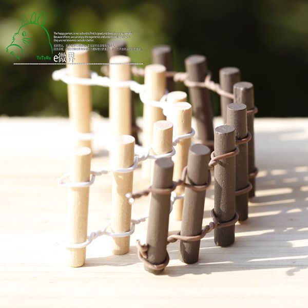Bonsai Resin Small Garden Mini Fence Craft Decorative Gnome Bonsai Resin Small Garden Mini Fence Craft Decorative Gnome Decoration Tools Jardin Microlandschaft Miniatures Barrier Fencing Home