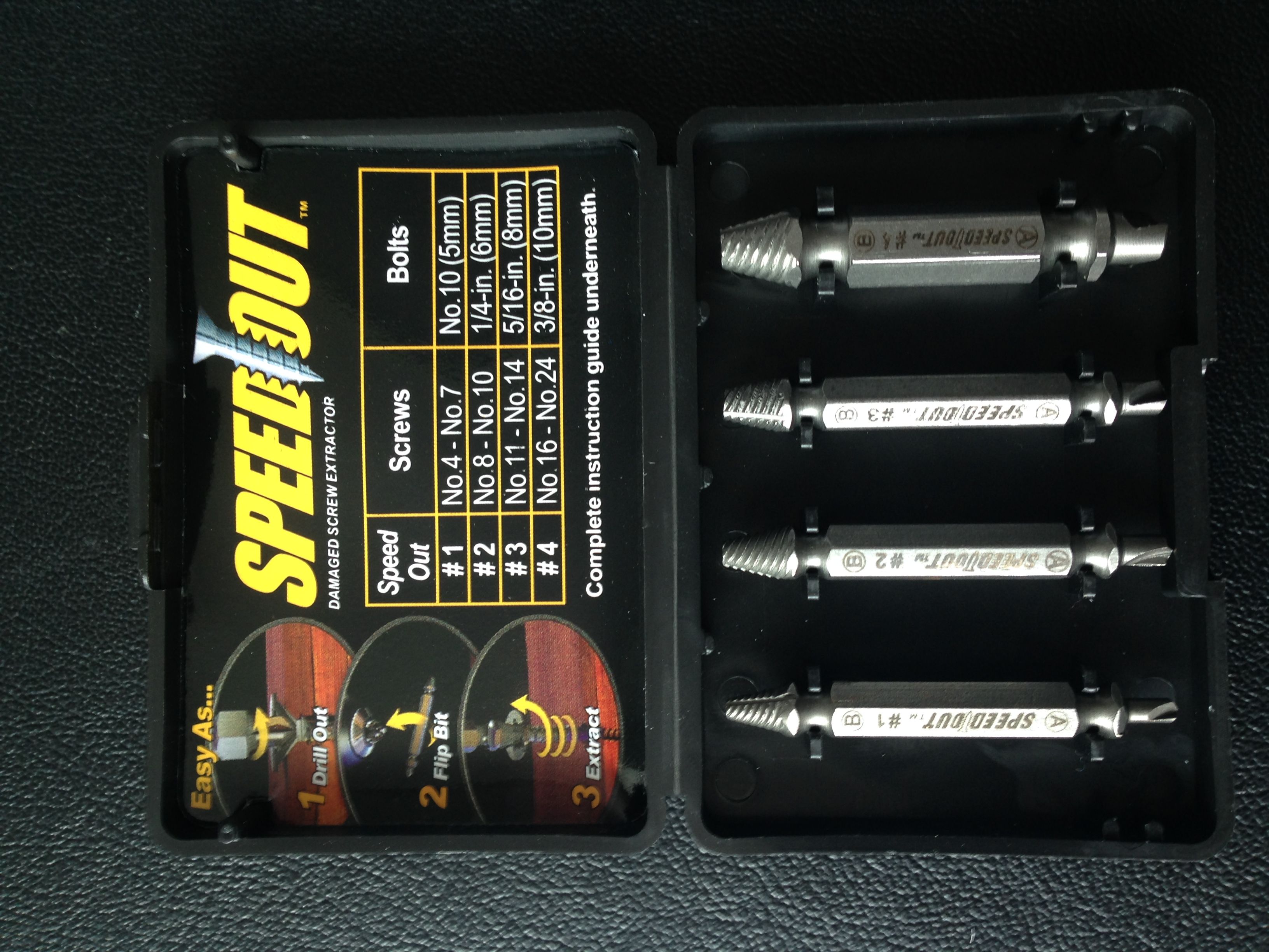 2021 Speed Out Damaged Screw Extractor Use With Any Drill SpeedOut High