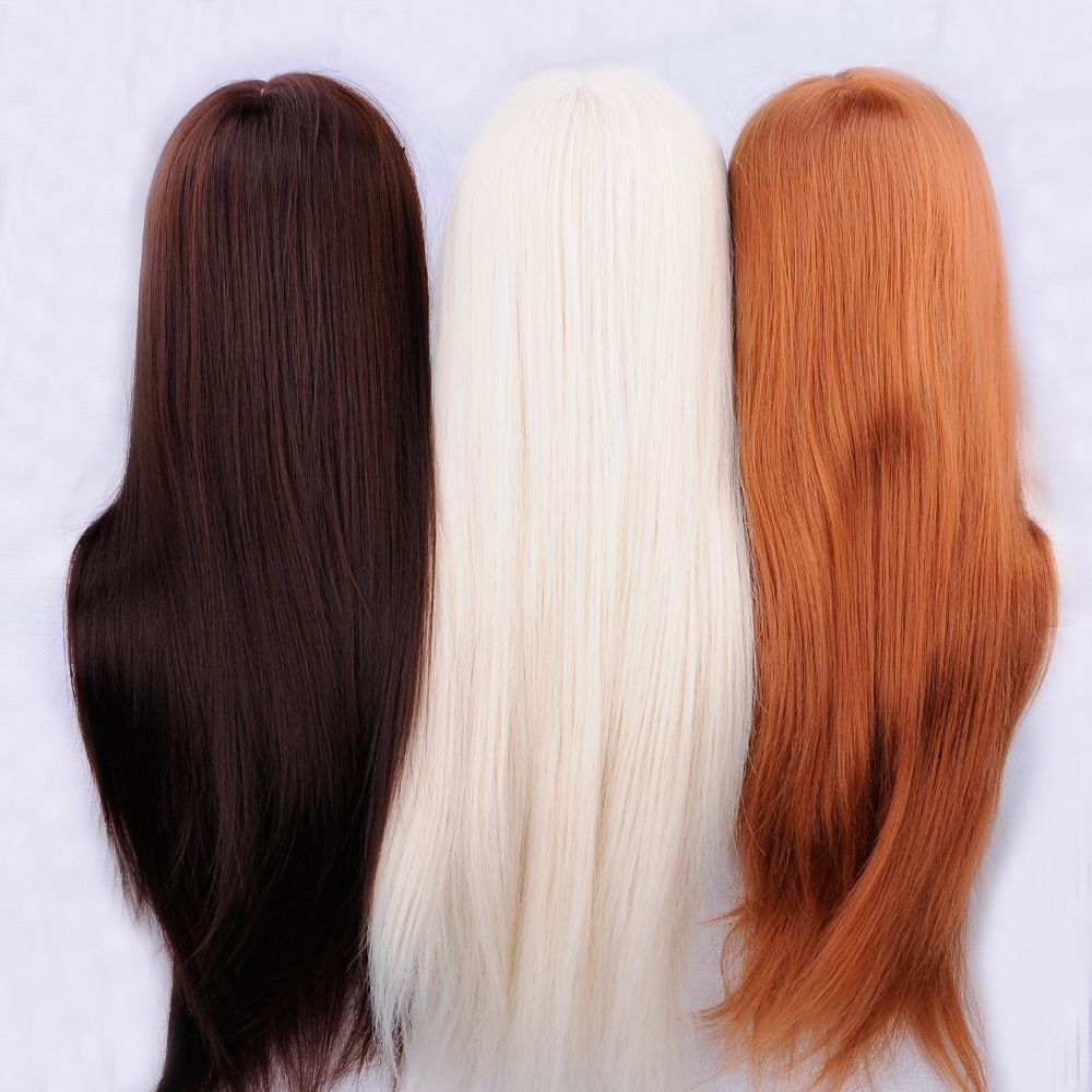 2019 2017 New 24 Inch Hair Styling Mannequin Head White Hair Hairstyle
